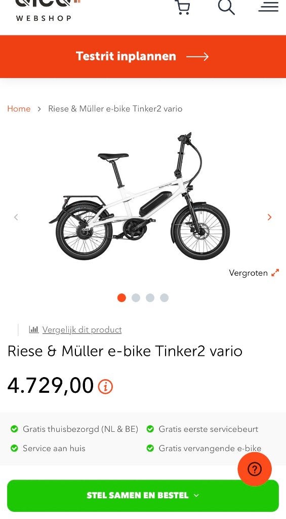 Vélo électrique Rise & Muller, Enlèvement, Neuf, Riese & Müller