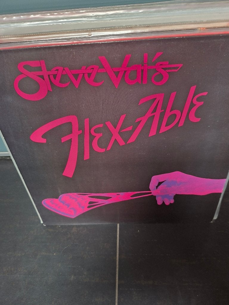 lp - steve vai - flex-able - vak 5, LP, Ophalen of Verzenden, Zo goed als nieuw, Hardrock