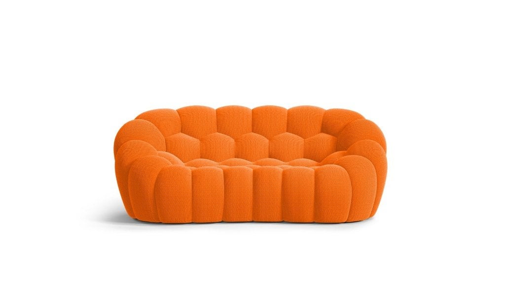 Roche Bobois Bubble canapé 2,5 places Cadmio – Bruxelles, 100 à 125 cm, Comme neuf, Enlèvement, Deux personnes