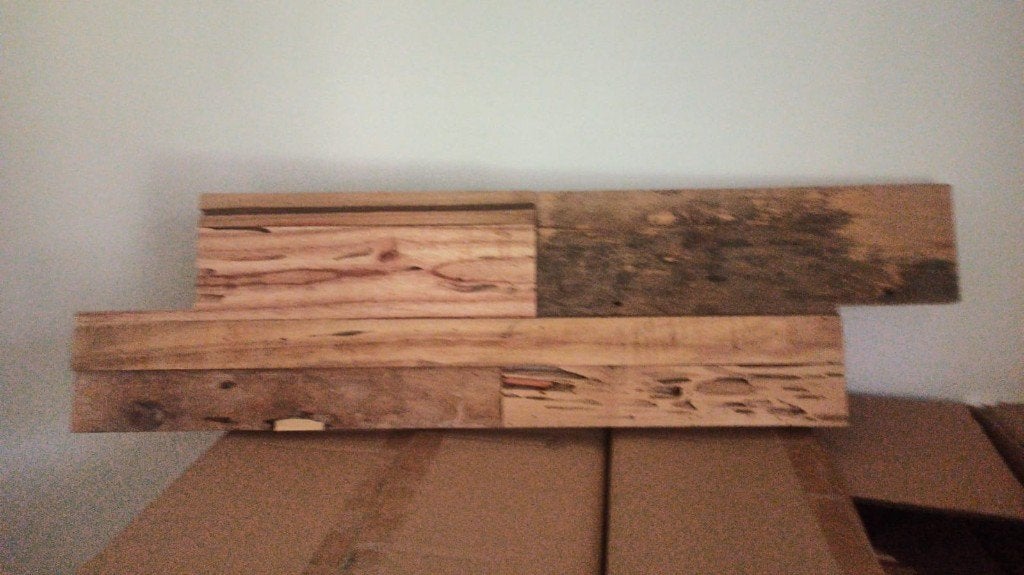wandpaneel teak, Doe-het-zelf en Bouw, Ophalen, 25 tot 50 mm, Overige typen, Nieuw