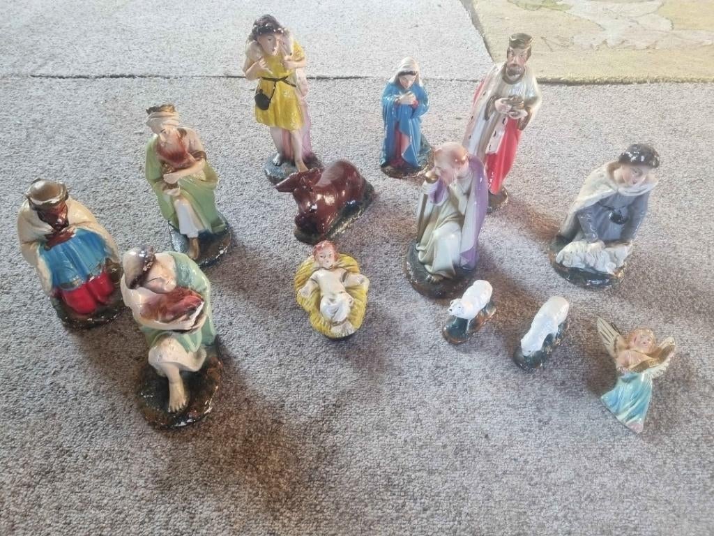 Kerstbeeldjes, Ophalen, Gebruikt