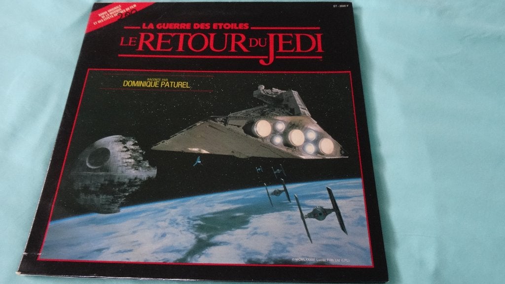 LP VINYL LA GUERRE DES ETOILES/LE RETOUR DU JEDI, Ophalen, LP, Film en Theater, Zo goed als nieuw