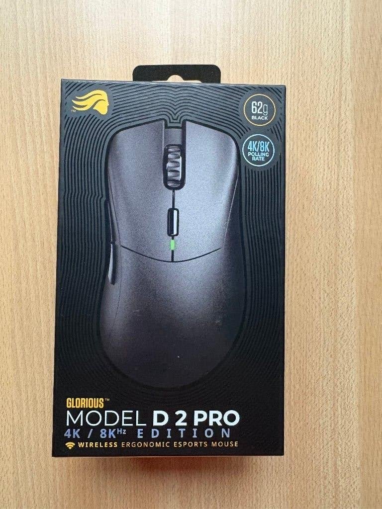Nieuwe glorieuze Model D 2 Pro 4K/8K draadloze gamingmuis, Computers en Software, Ophalen, Rechtshandig, Muis, Glorious