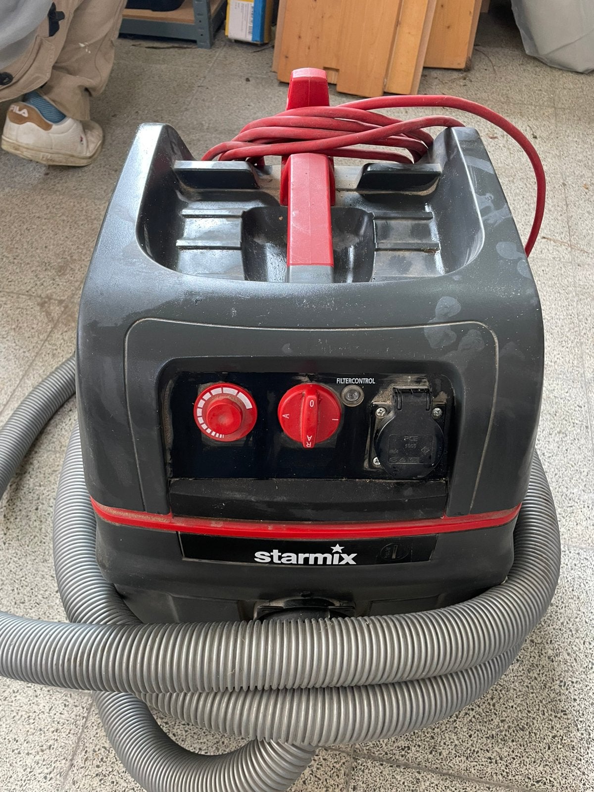 Starmix bouwstofzuiger, Ophalen, Gebruikt