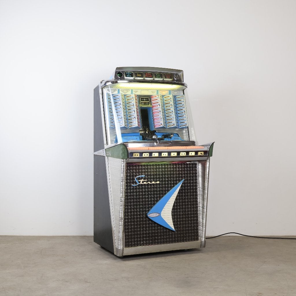 Rock-Ola Model 1485 "Tempo II" Jukebox – Veiling 21 Nov, Enlèvement, Ami