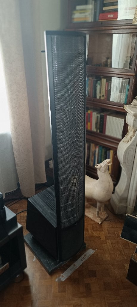 Martin Logan Ethos – high‑end elektrostaten, Audio, Tv en Foto, Vloerstaande luidspreker, Gebruikt, Ophalen of Verzenden, 150 watt of meer