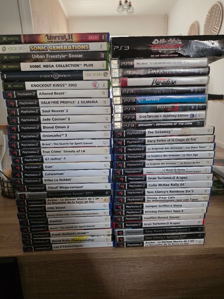 Jeux video, Ophalen, Gebruikt