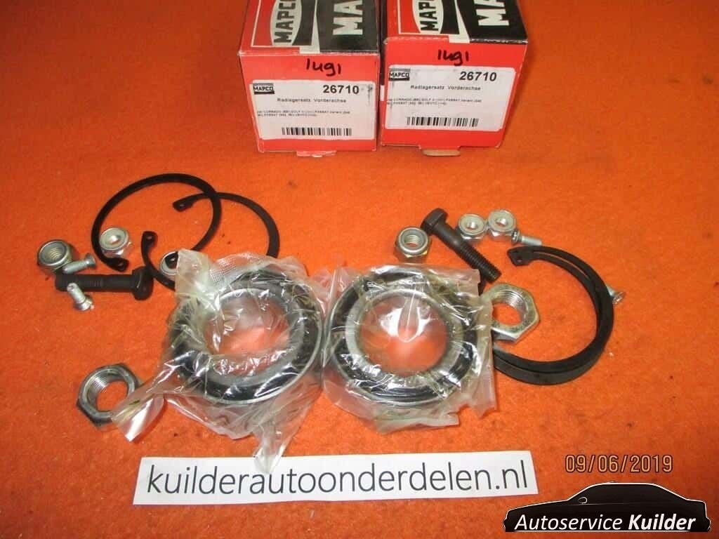 2X Wiellagerset voorzijde VW Golf 3 vr6 gti Corrado vr6 MAPC, Autos : Pièces & Accessoires, Neuf, Seat, -, -
