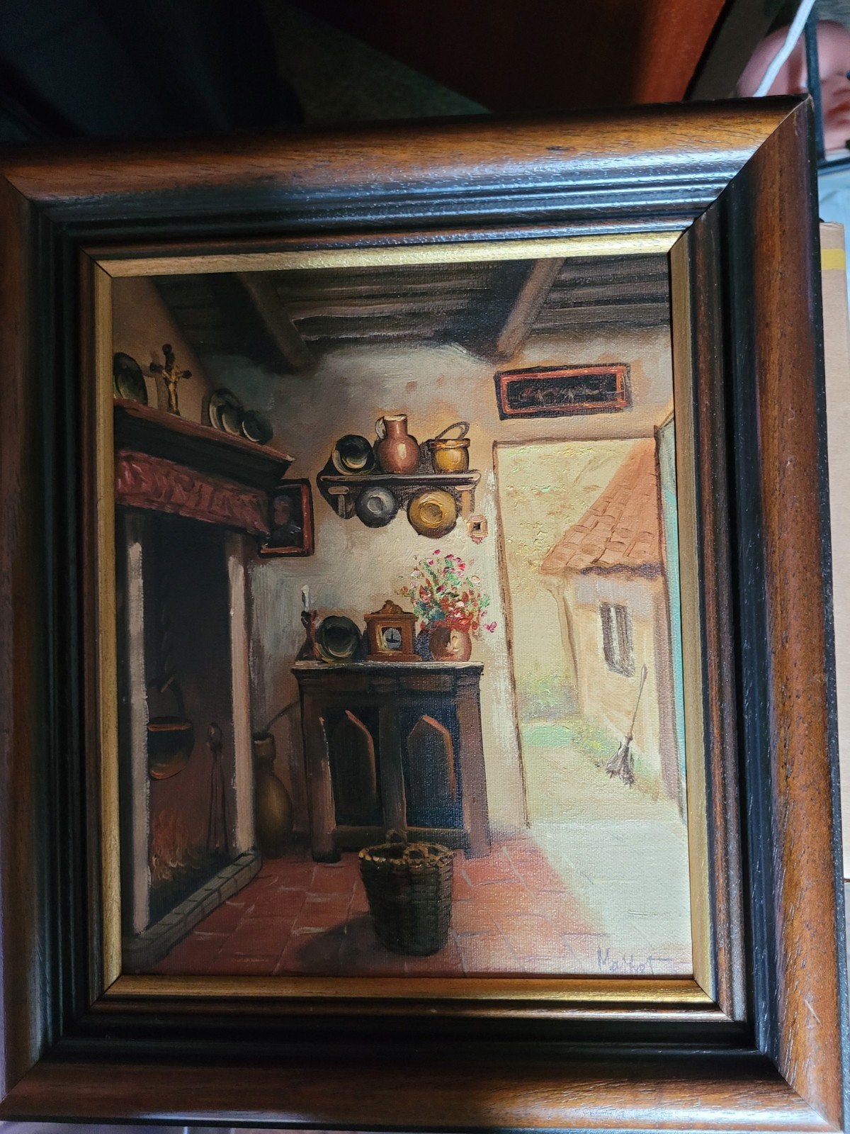 mooi schilderijtje, Ophalen of Verzenden, Doek