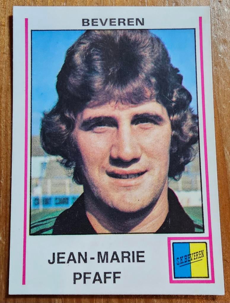 Panini Football 80 n109 Jean-Marie Pfaff Beveren !, Enlèvement ou Envoi, Comme neuf, Autocollant