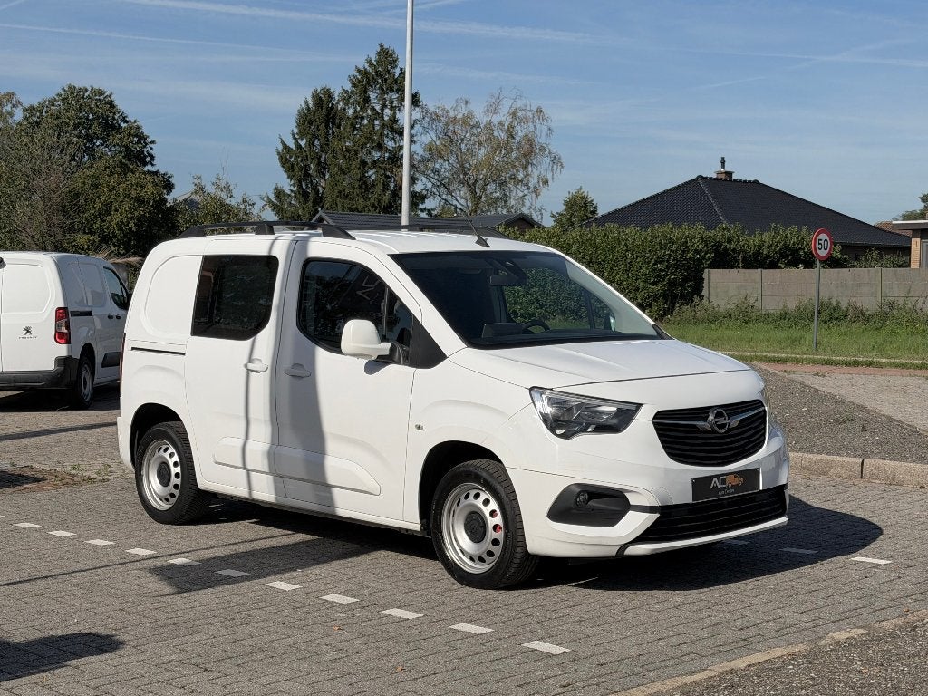 ✅Opel Combo 1.5TD Airco/GARANTIE/Navi/Cruise/Trekh/LaneAss, Auto's, Voorwielaandrijving, Stof, 4 cilinders, Wit