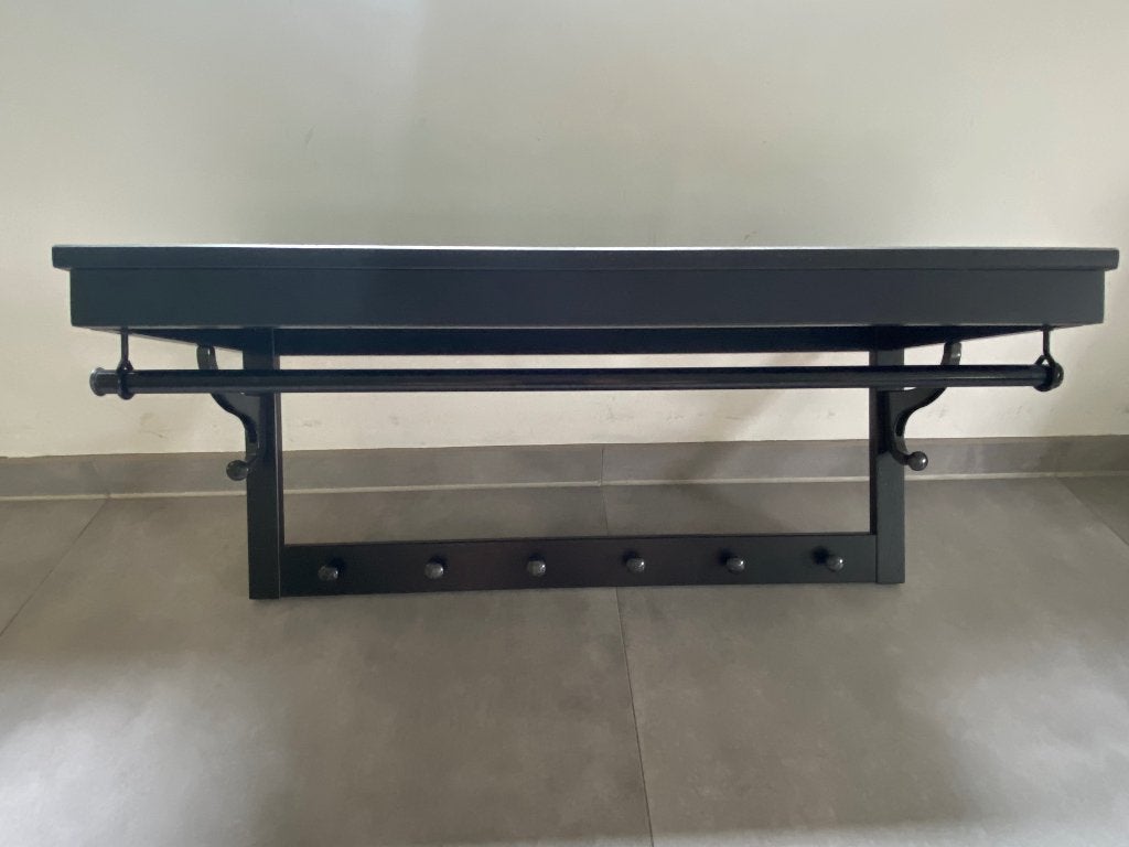 Wandkapstok zwart Hemnes (IKEA), Huis en Inrichting, Gebruikt, Minder dan 100 cm, Hout, Ophalen
