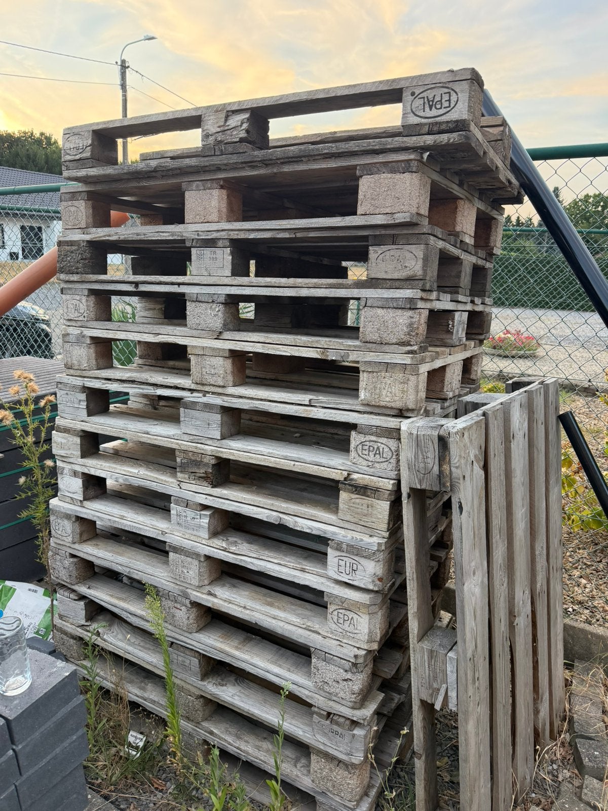 15x europaletten te koop, Bricolage & Construction, Enlèvement, Comme neuf