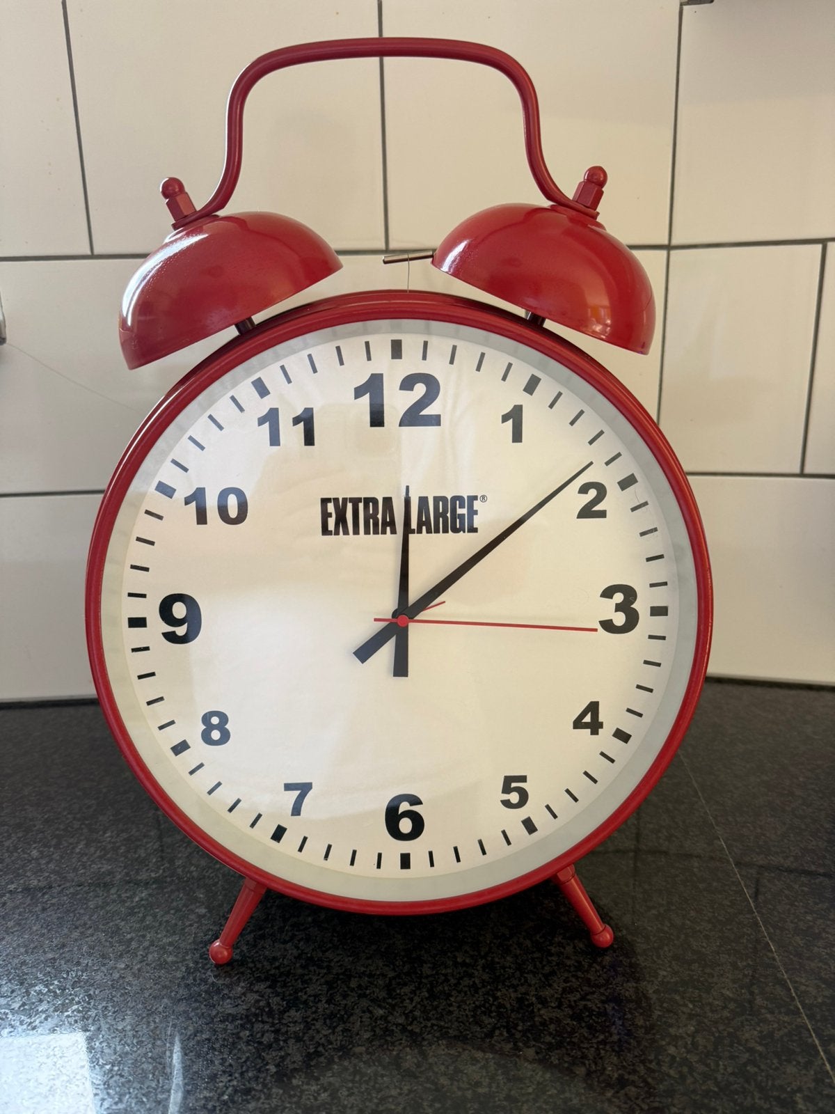 XLBoom Extra Large klok/wekker, Ophalen, Vintage, Analoog, Zo goed als nieuw