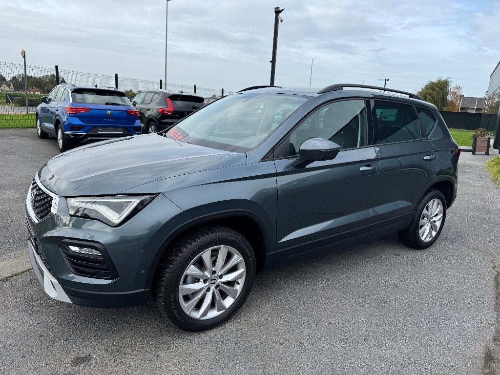 Seat Ateca 1.0 tsi ohboek camera carplay parkeerassistent, Autos, Argent ou Gris, Achat, Euro 6, Entreprise