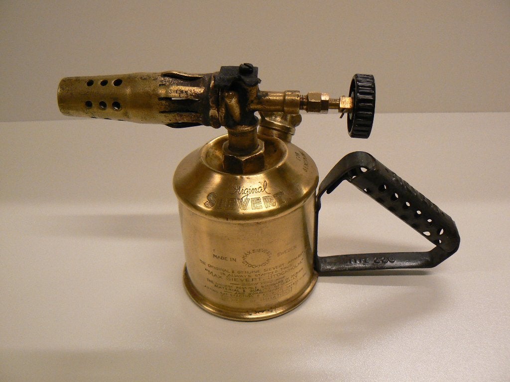 Vintage soldeerbrander, Ophalen
