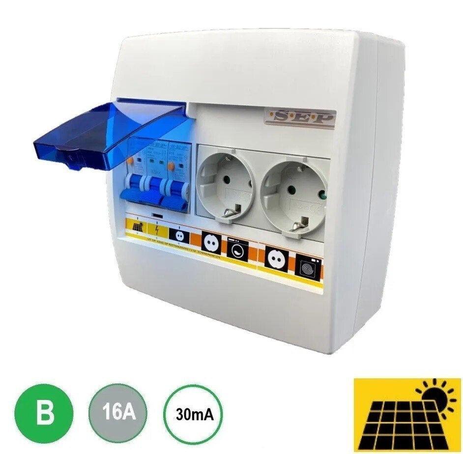PV verdeler SUNA 3000W ALA B16 30mA 2x WCD, Envoi