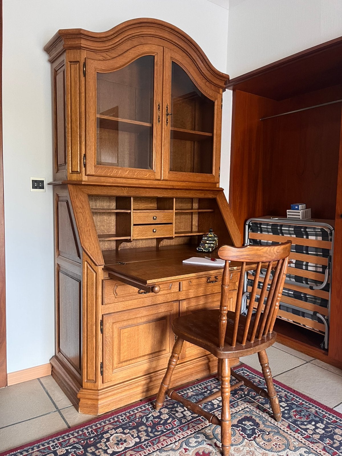 Retro kast/bureau, Antiek en Kunst, Ophalen
