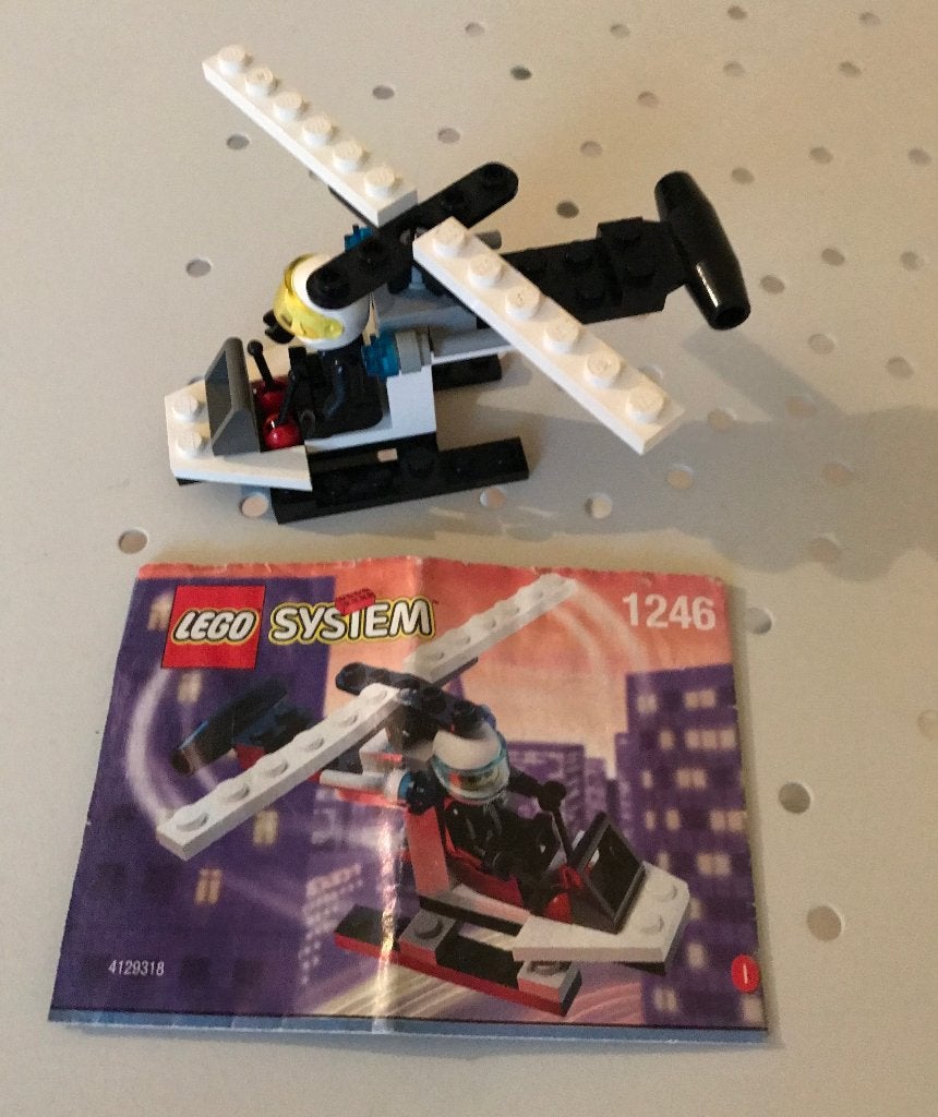 Lego-helikopter nr. 1246, Ophalen, Zo goed als nieuw, Lego