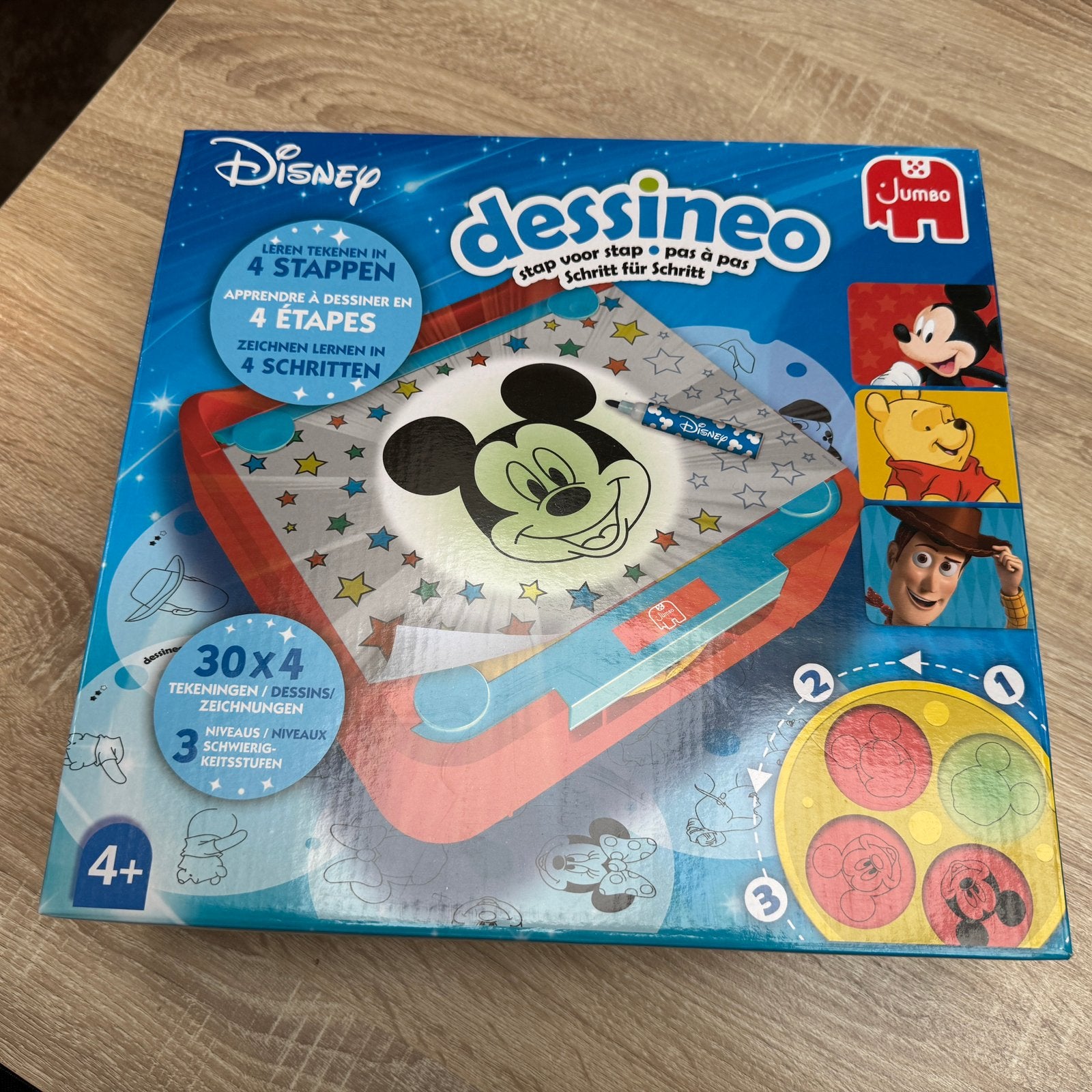 Dessineo Disney, Ophalen, Gebruikt