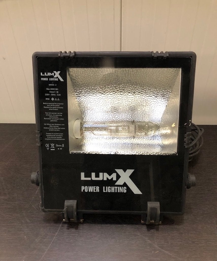 Werflamp Lumx, Doe-het-zelf en Bouw, Bouwverlichting, Ophalen, Zo goed als nieuw, 200 tot 500 watt, Lamp met armatuur