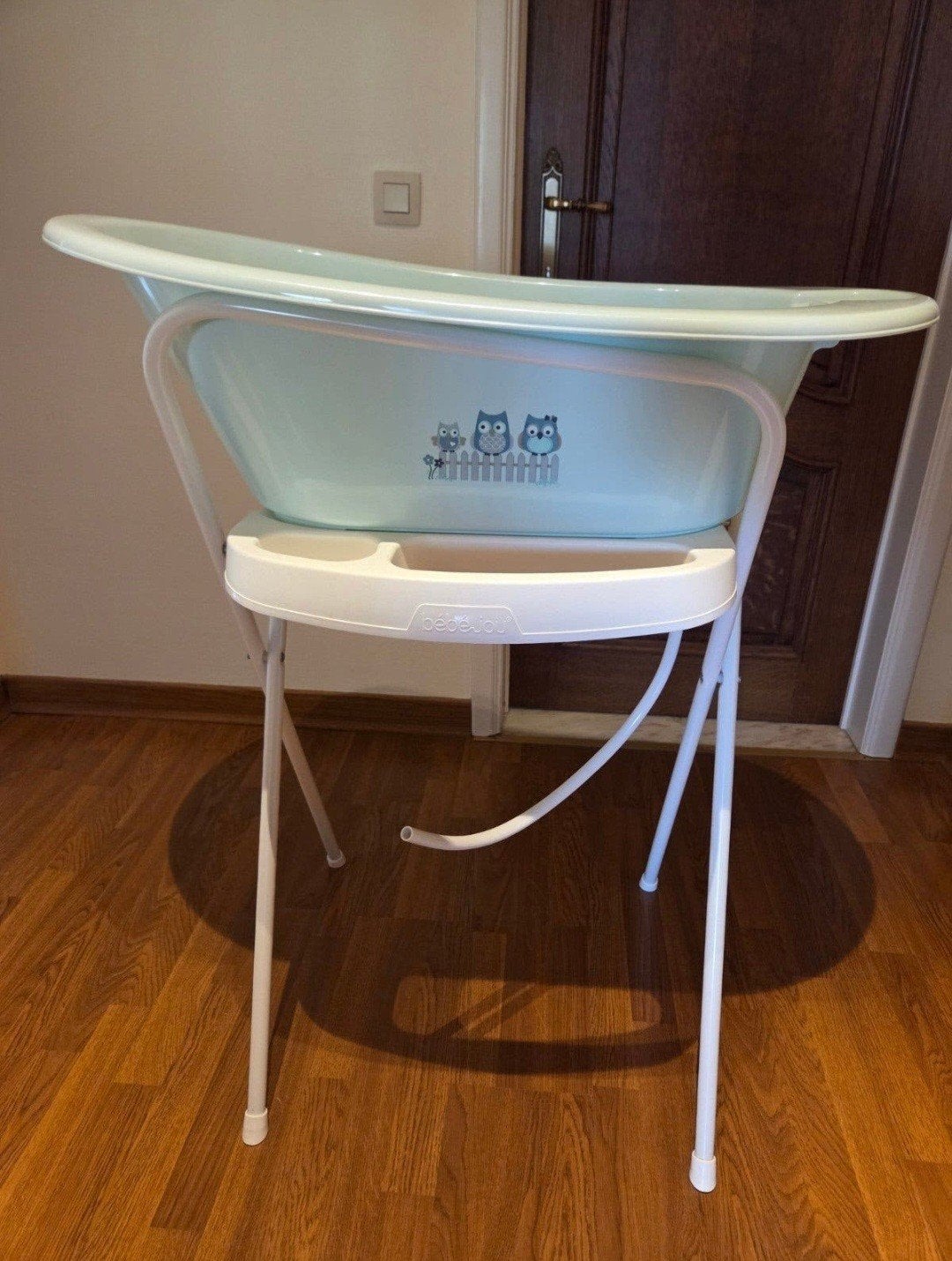 Babybadje met staander + badthermometer, Kinderen en Baby's, Ophalen, Badje