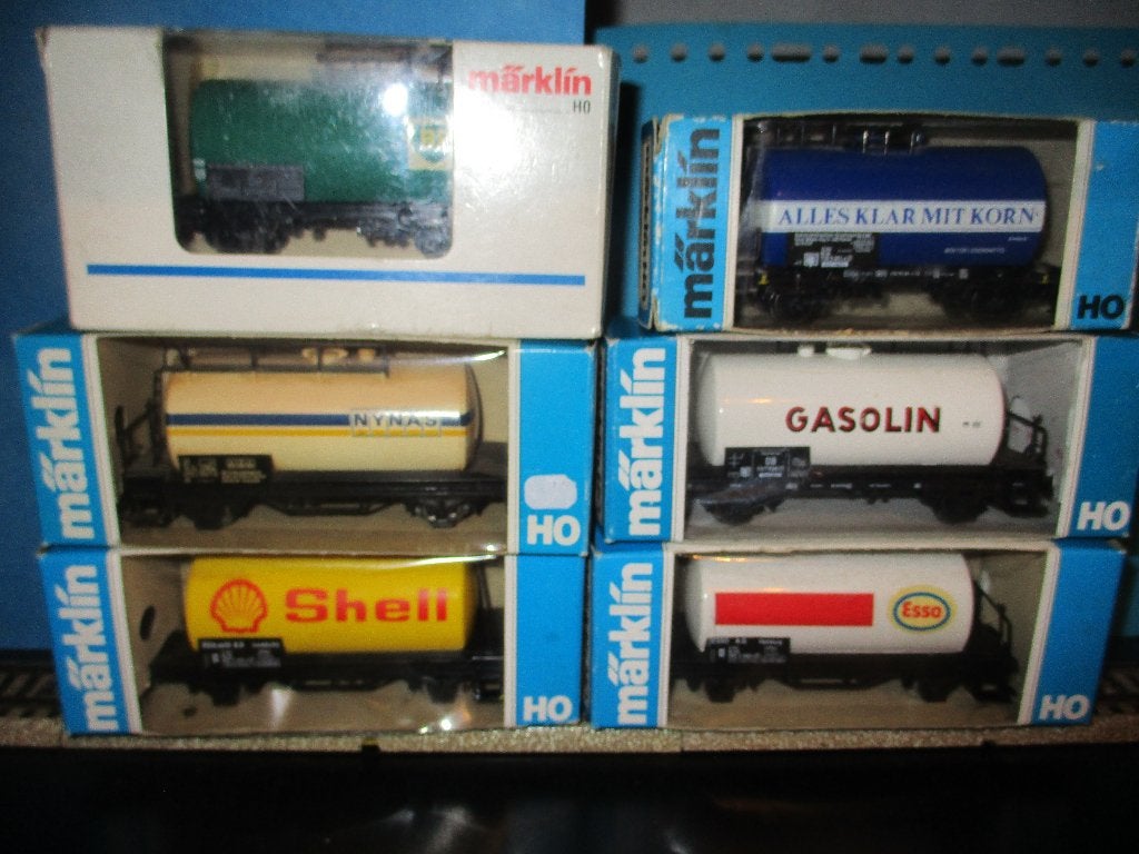 Marklin 6 wagons citernes, Enlèvement ou Envoi, Utilisé, Wagon, Märklin