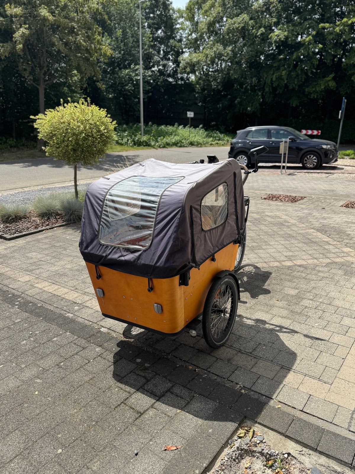Vogue Carry 3 Bakfiets 2 Batterijen + Nieuwe banden &remmen, 4 kinderen of meer, Gebruikt, Velgrem, Elektrisch