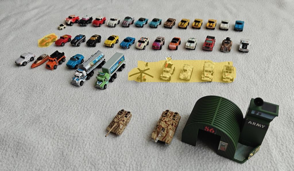 MICRO MACHINES,GALOOB,FUNRISE, NASTA, Hobby en Vrije tijd, Ophalen of Verzenden, Gebruikt