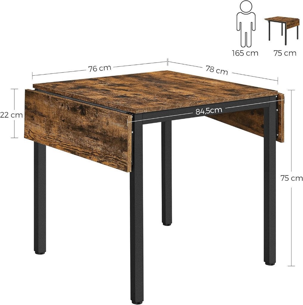 Eettafel Bruin, Huis en Inrichting, Ophalen, 50 tot 100 cm, 50 tot 100 cm, Zo goed als nieuw