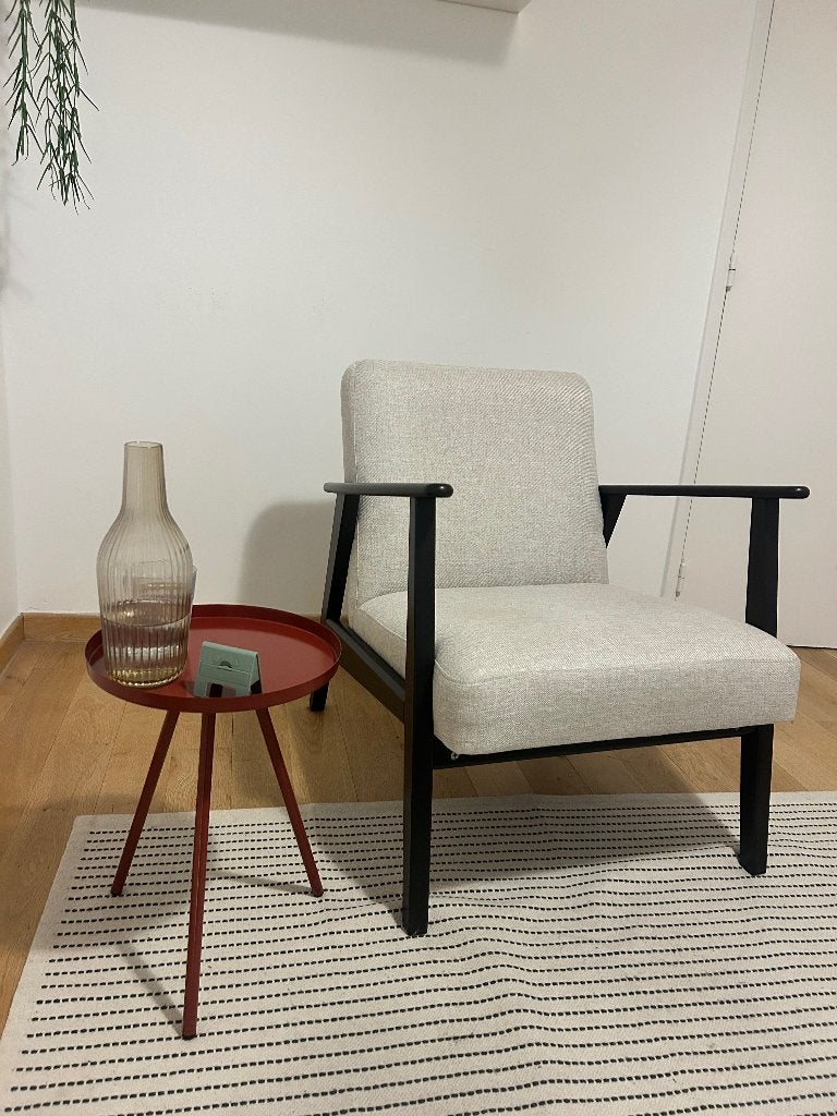 IKEA EKENÄSET fauteuil, Kilanda lichtbeige-Zo goed als nieuw, Ophalen, 75 tot 100 cm, Zo goed als nieuw, Stof