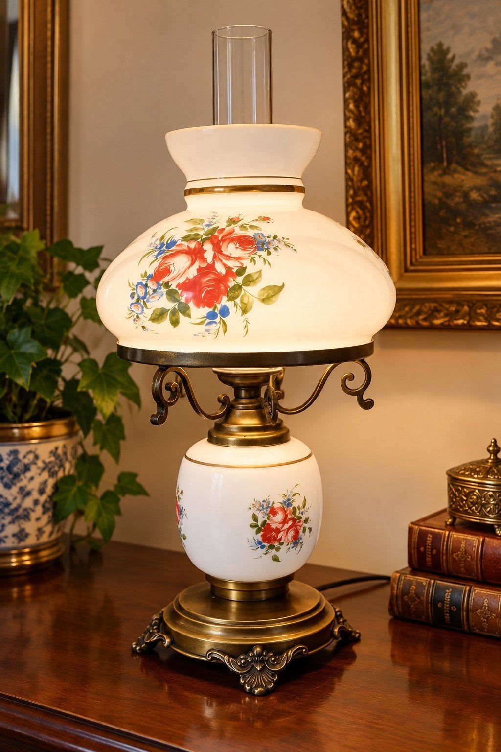 lampe Hurricane vintage, Antiquités & Art, Enlèvement ou Envoi