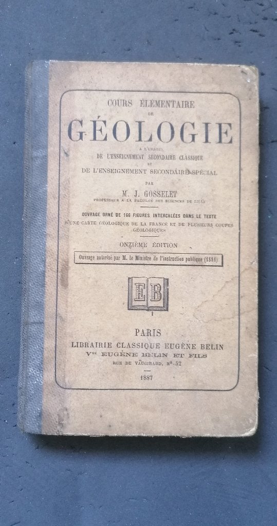 Geology 1889 boekje, Verzenden, Gelezen, Natuurwetenschap