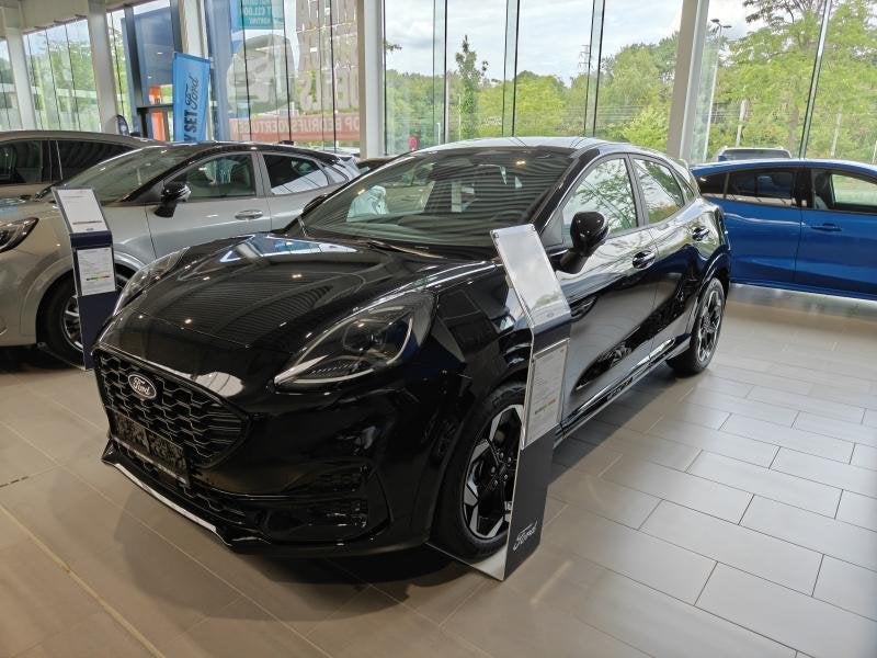 Ford Puma ST-Line X 1.0 Ecoboost 125pk M6, Auto's, Puma, Zwart, Handgeschakeld, Hybride Elektrisch/Benzine