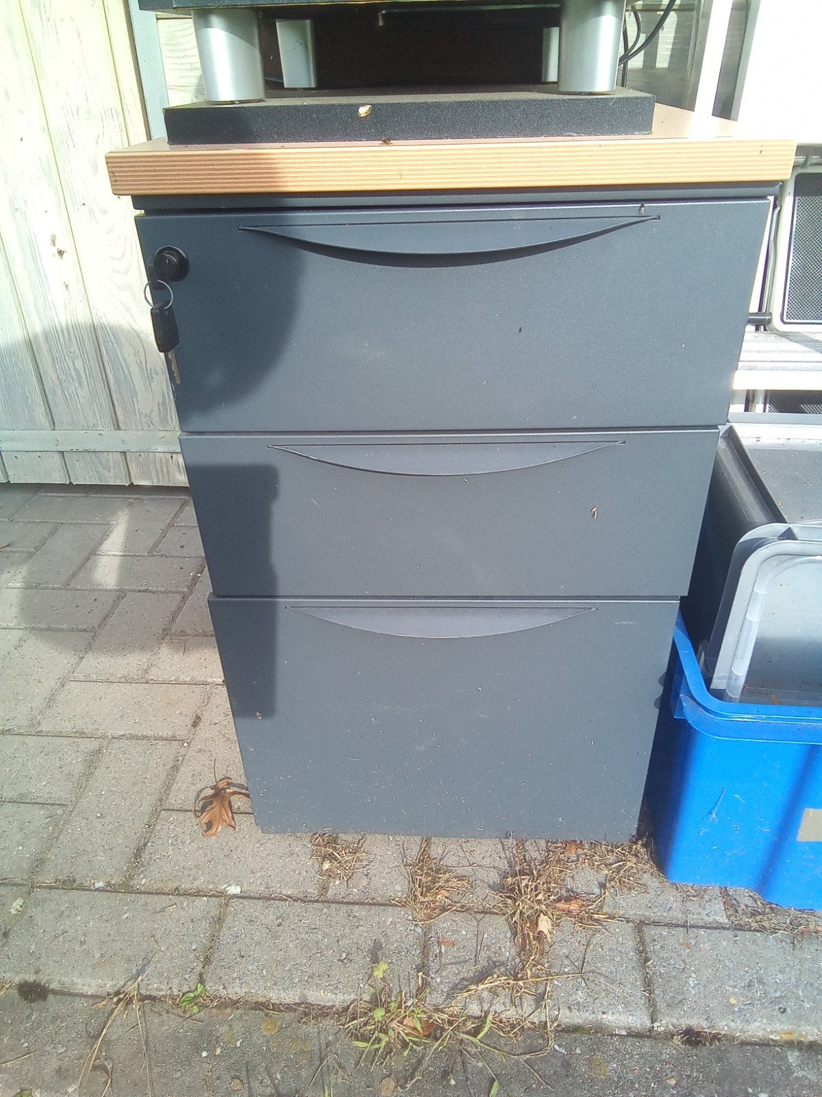 ladekast metaal, Ophalen, Metaal