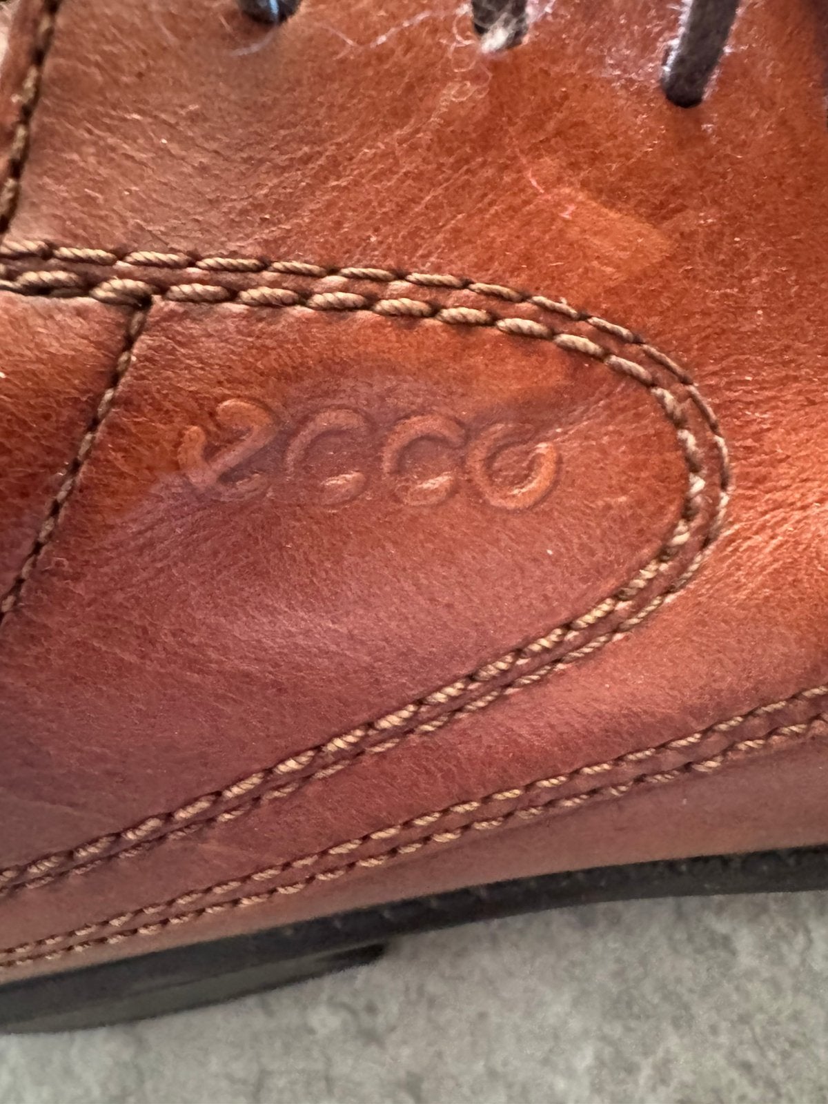Ecco lederen Herenschoenen 41, Kleding | Heren, Ophalen of Verzenden, Zo goed als nieuw