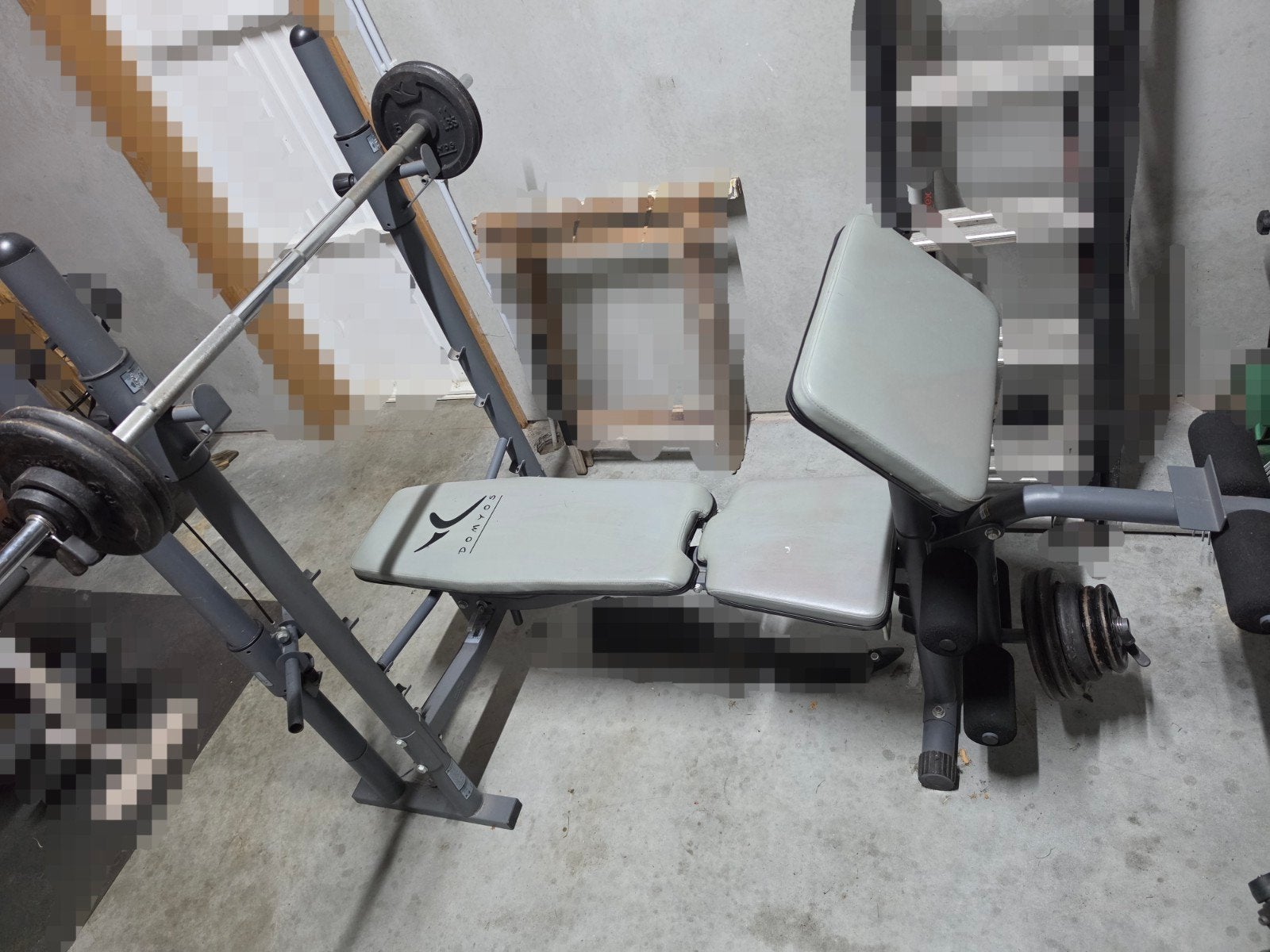 bench press domyos bm 450, Sport en Fitness, Ophalen, Gebruikt, Armen