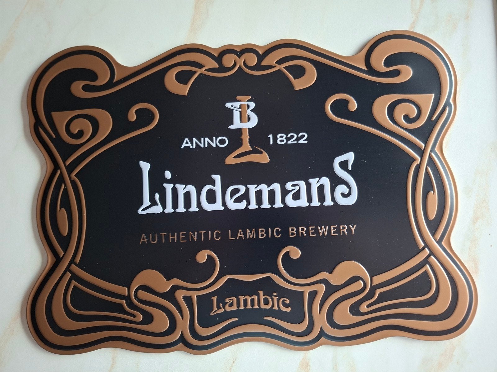 Très jolie plaque publicitaire neuve de Lindemans, Verzamelen, Efteling