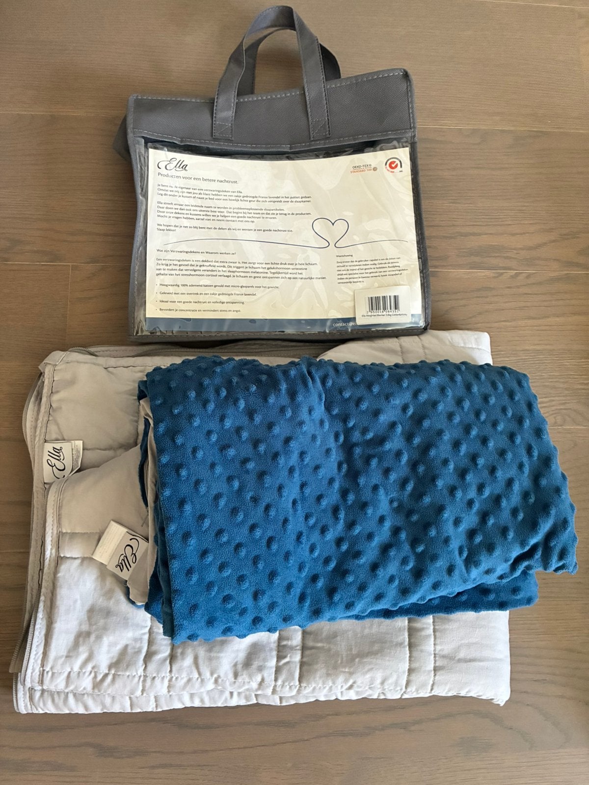 Verzwaringsdeken Ella 3,6kg, Ophalen, Zo goed als nieuw, Katoen