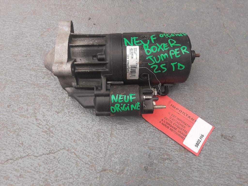 DEMARREUR JUMPER BOXER DUCATO 2.5 TD NEUF ORIGINE 2.5TD 2L5, Autos : Pièces & Accessoires, Enlèvement, Fiat