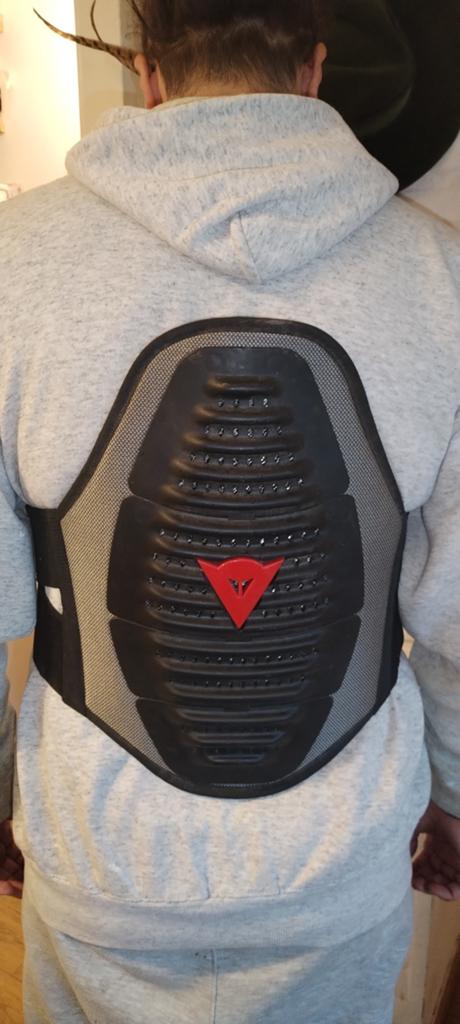 Protection dorsale DAINESE, Enlèvement