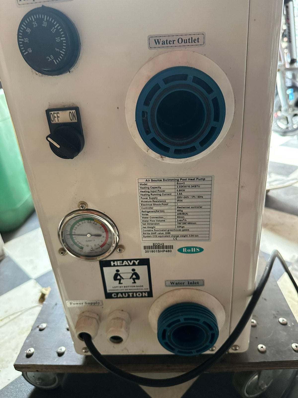 Warmtepomp, Ophalen, Gebruikt, Verwarming