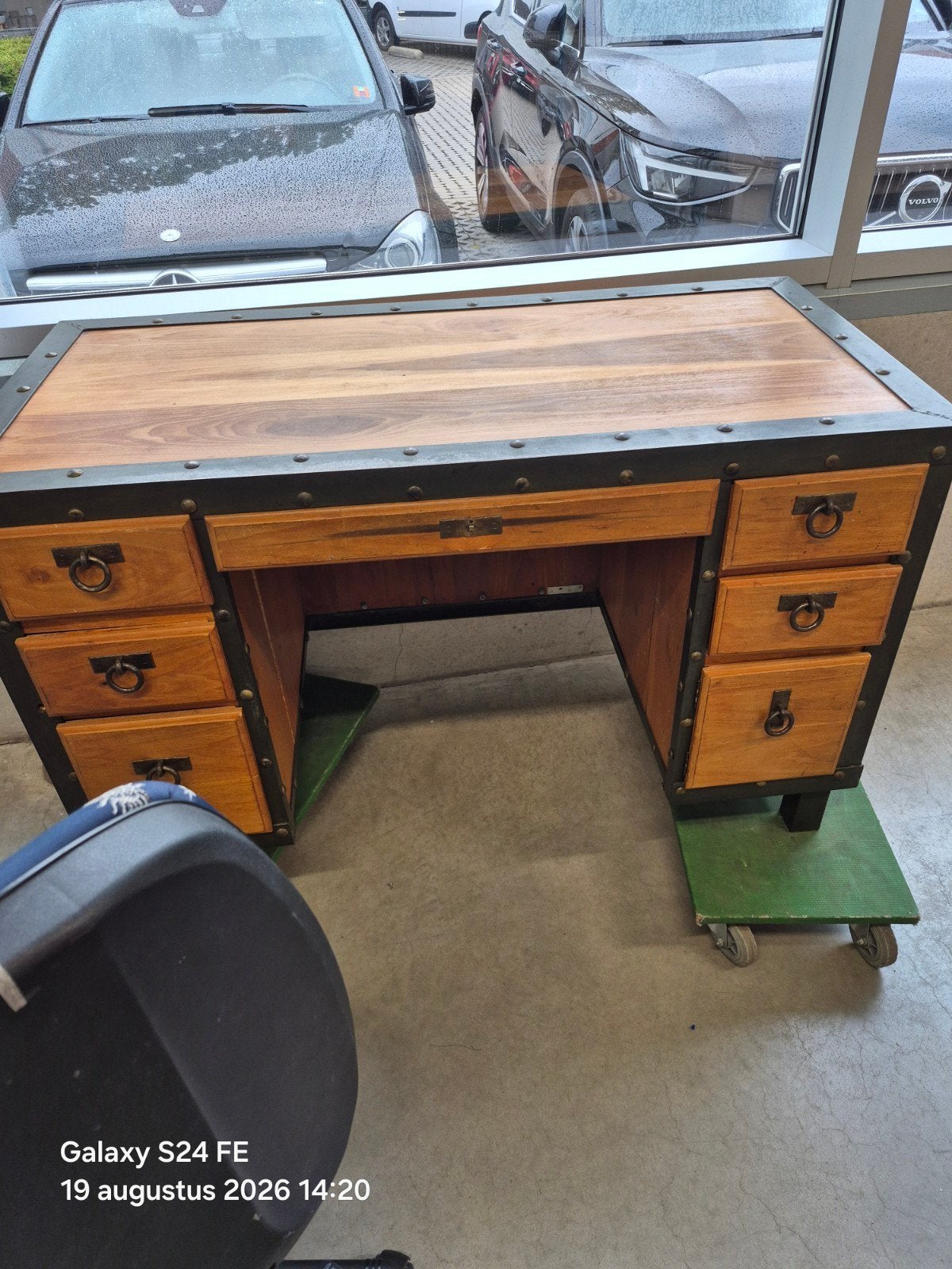 bureau de style hacienda, Industriel, Enlèvement, Noir