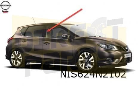 Nissan Pulsar 9/14-10/18 ( C13 ) B-stijlfolie voorportier Re, -, -, Voor, Nieuw