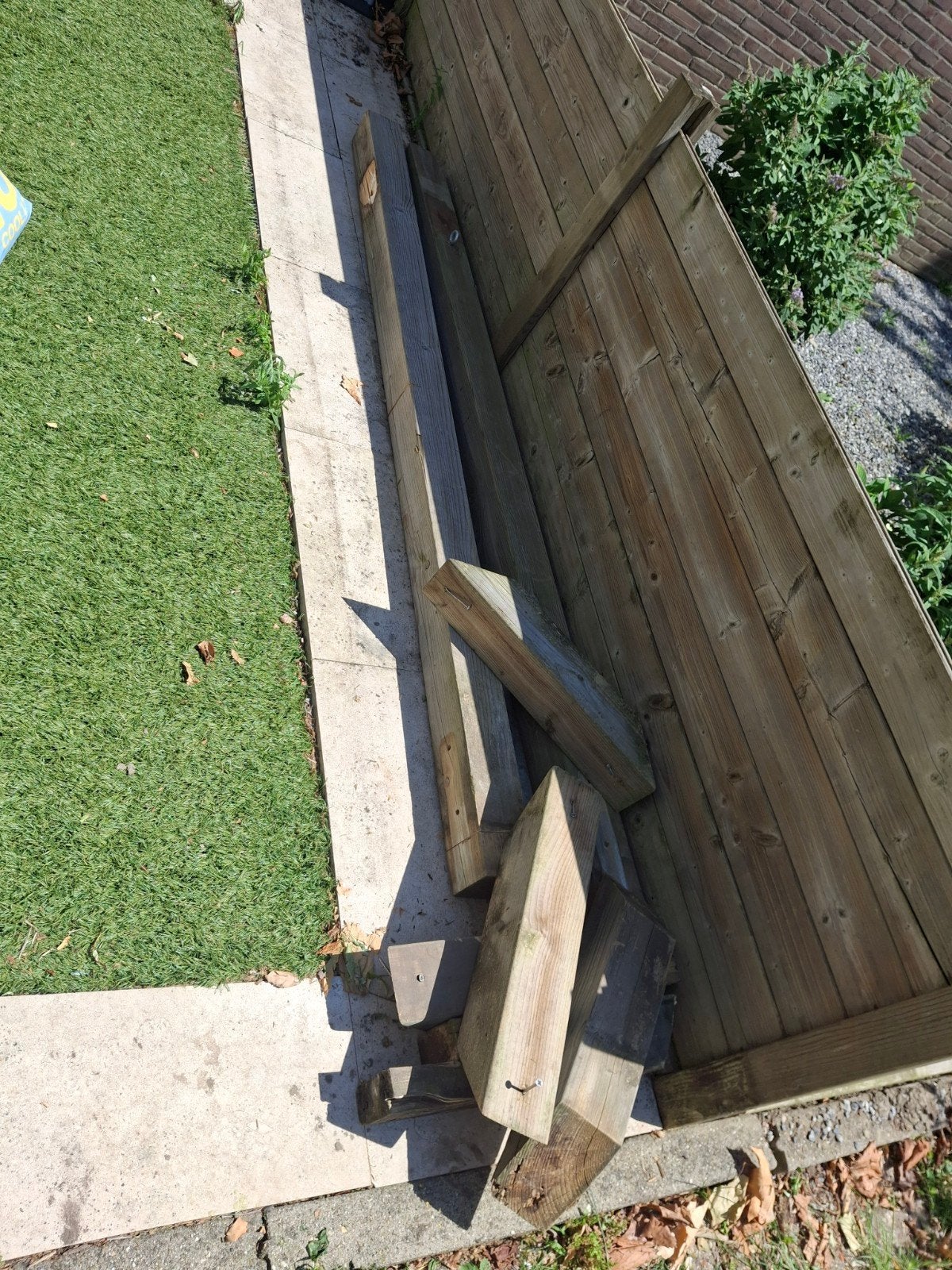 Gratis tuinhout., Bricolage & Construction, Bois & Planches, Enlèvement