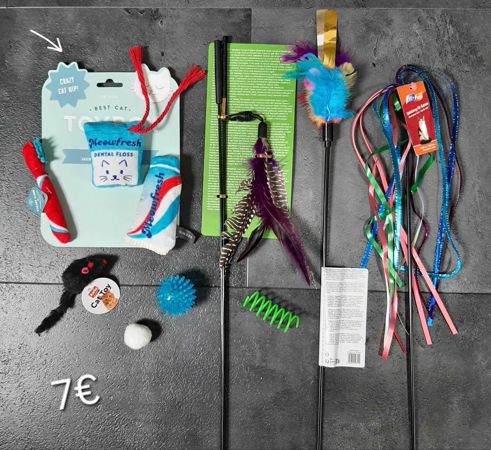 Kattenspeelgoed set, Ophalen of Verzenden, Nieuw