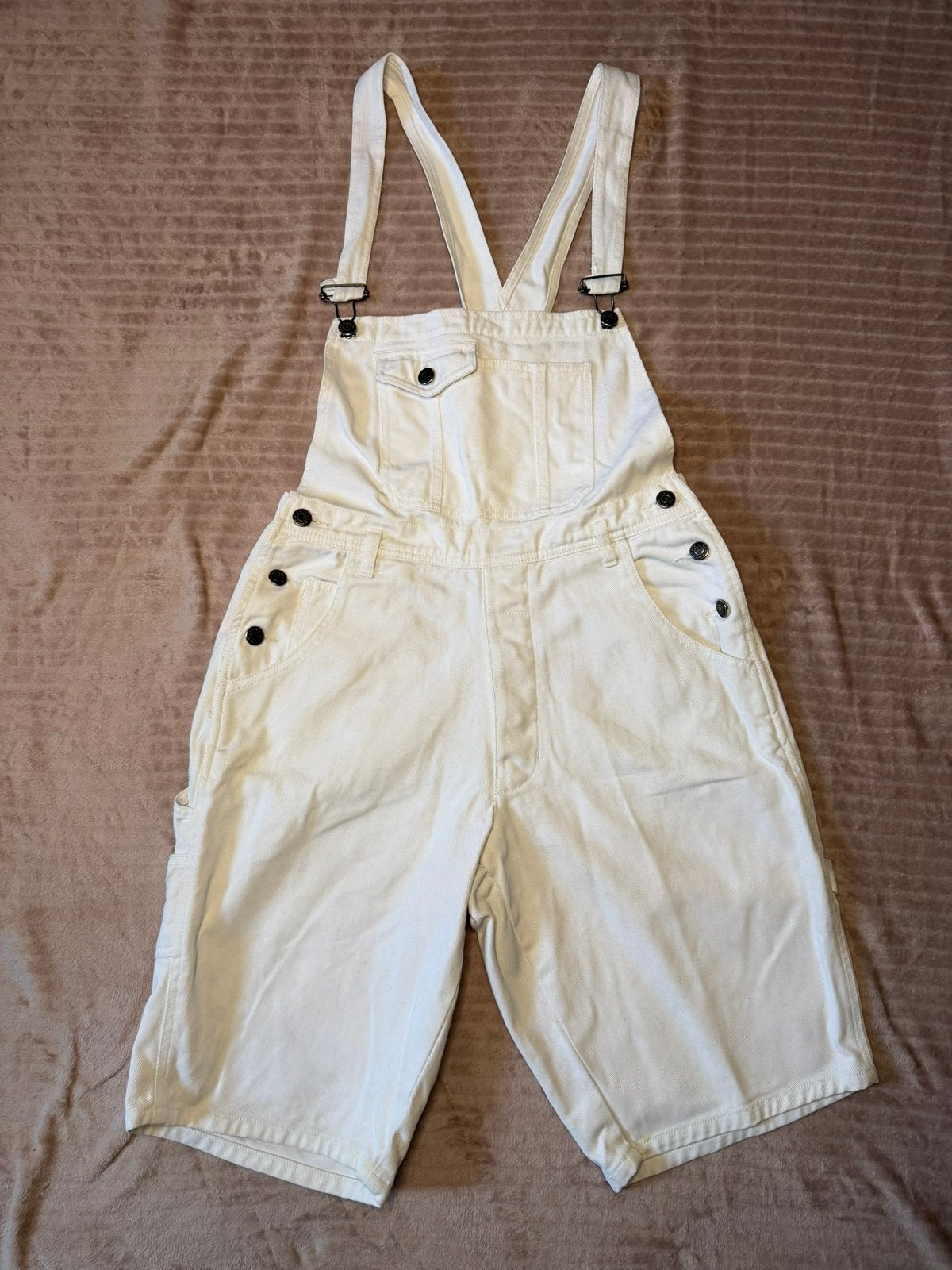 Witte jumpsuit met korte spijkerbroek - WINCH - Maat 40, Verzenden, Zo goed als nieuw, Rood