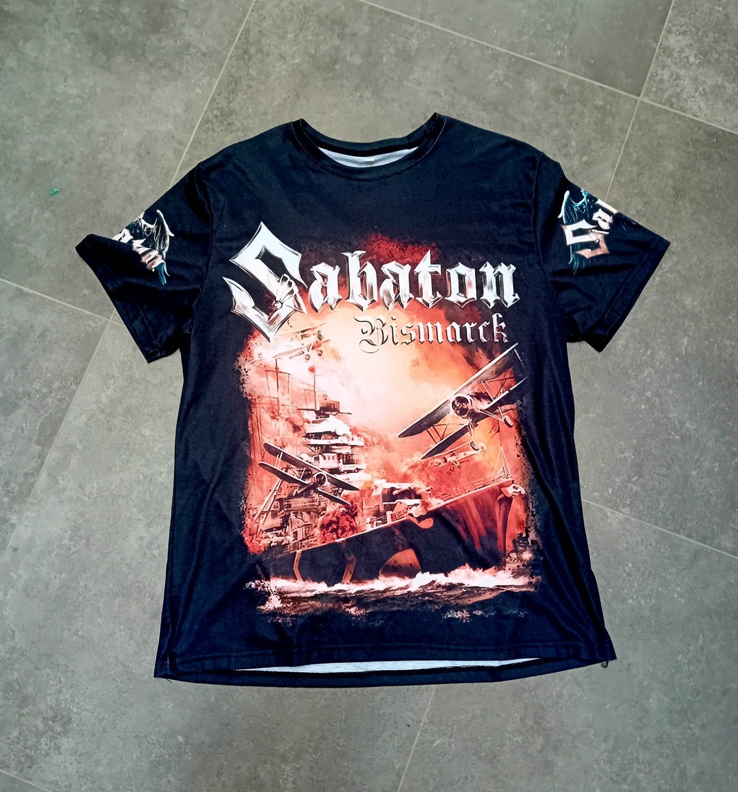 T-shirt Sabaton (Bismarck), Kleding | Heren, Ophalen of Verzenden, Gedragen, Overige maten, Zwart