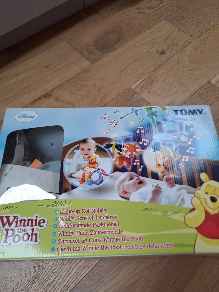 Mobile son et lumière TOMY Winnie l'Ourson, Kinderen en Baby's, Speelgoed | Babyspeelgoed, Ophalen of Verzenden, Zo goed als nieuw