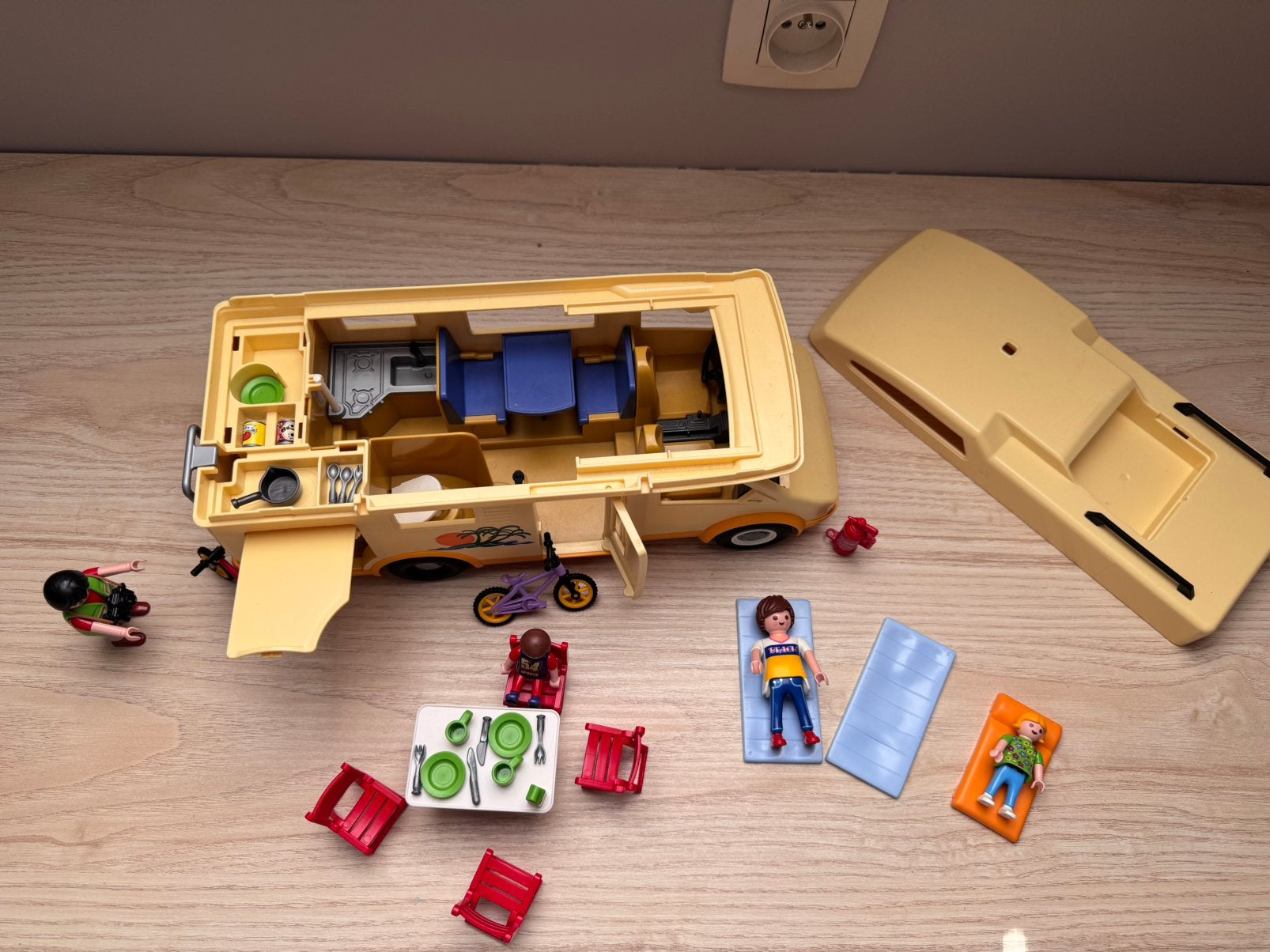 Camper playmobil, Kinderen en Baby's, Ophalen, Gebruikt